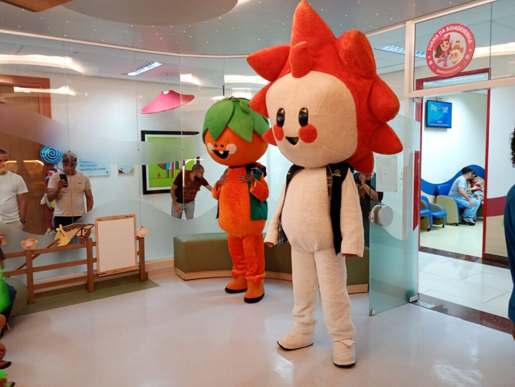 EcoPower visitou crianças do Hospital de Amor